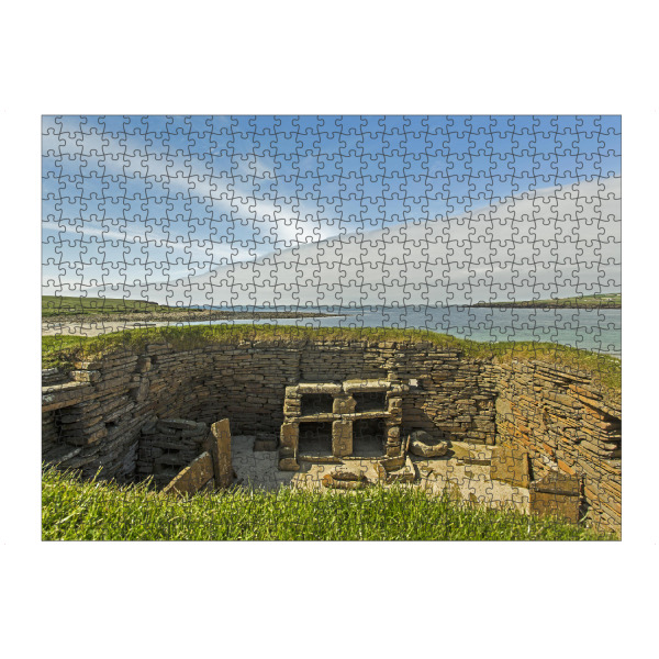Puzzle Ravensburger "Schottland - Orkney - Skara Brae" artboxONE - Reise,Architektur,Reise / Strand und Meer,Reise / Länder