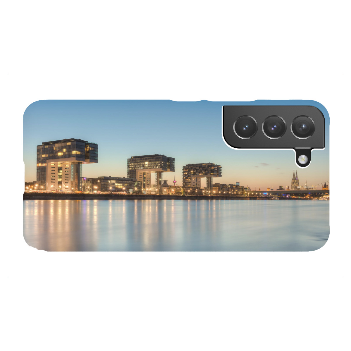 "Köln Skyline am Abend"für Samsung Galaxy - Premium-Case Handyhülle artboxONE