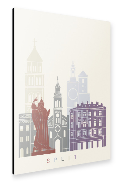 Alu-Dibond "Split skyline" 30x20 cm artboxONE