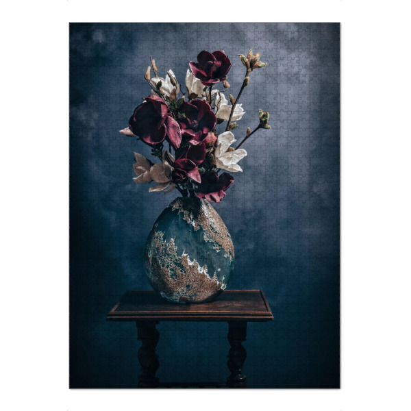 Puzzle Ravensburger "Magnolie Barock" artboxONE - Natur,Floral