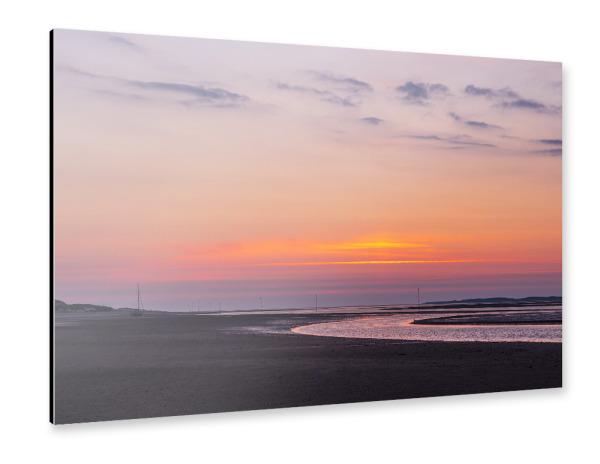 Alu-Dibond "Morgens im Wattenmeer" 30x20 cm artboxONE