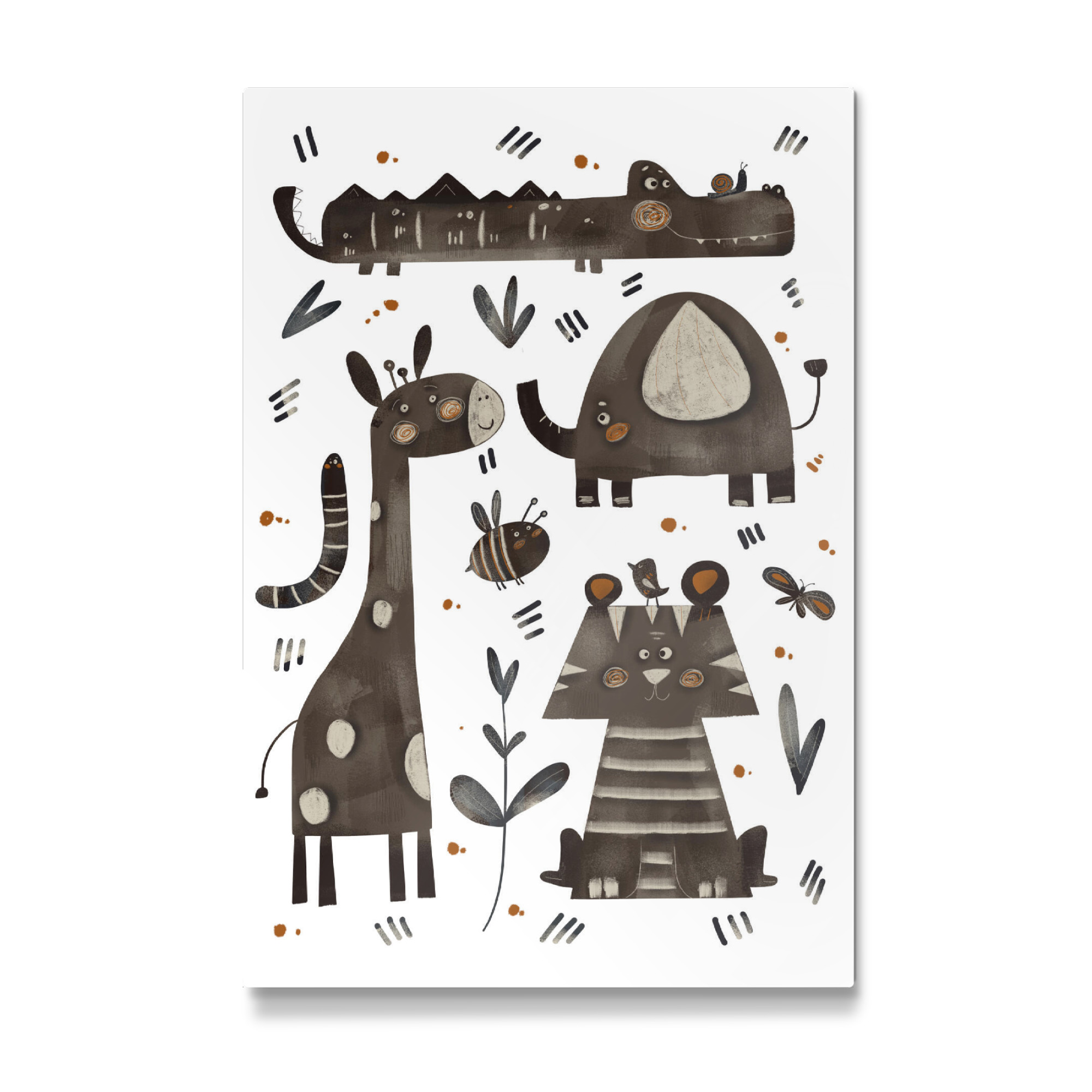 Galerie-Print "Nelli Suneli - Dschungeltiere" 75x50 cm artboxONE
