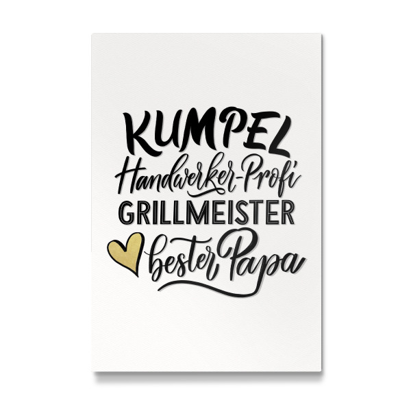 Galerie-Print "Bester Papa + Handwerkerprofi" 30x20 cm artboxONE