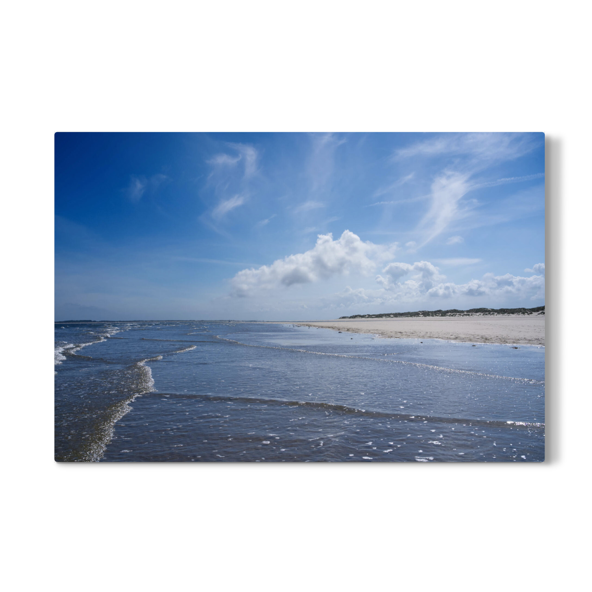 Galerie-Print "Strand Baltrum, Meer und Wolken" 75x50 cm artboxONE