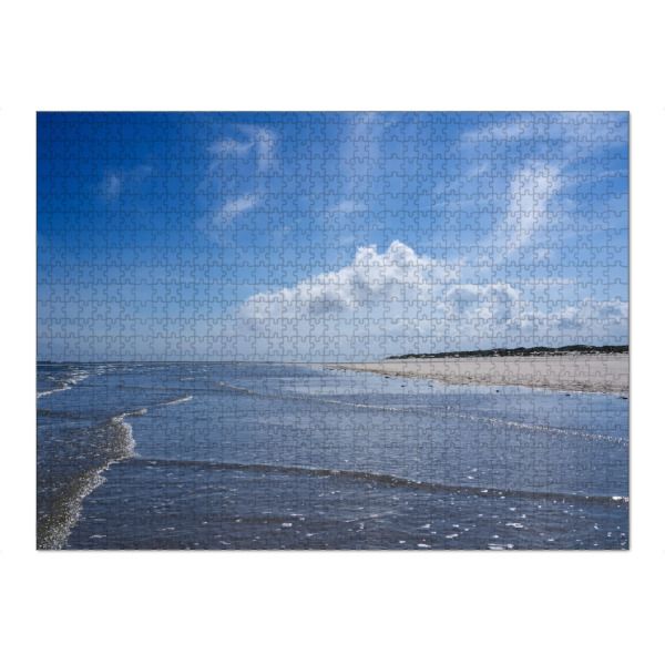 Puzzle Ravensburger "Strand Baltrum, Meer und Wolken" artboxONE - Natur,Reise,Reise / Strand und Meer,Reise / Länder