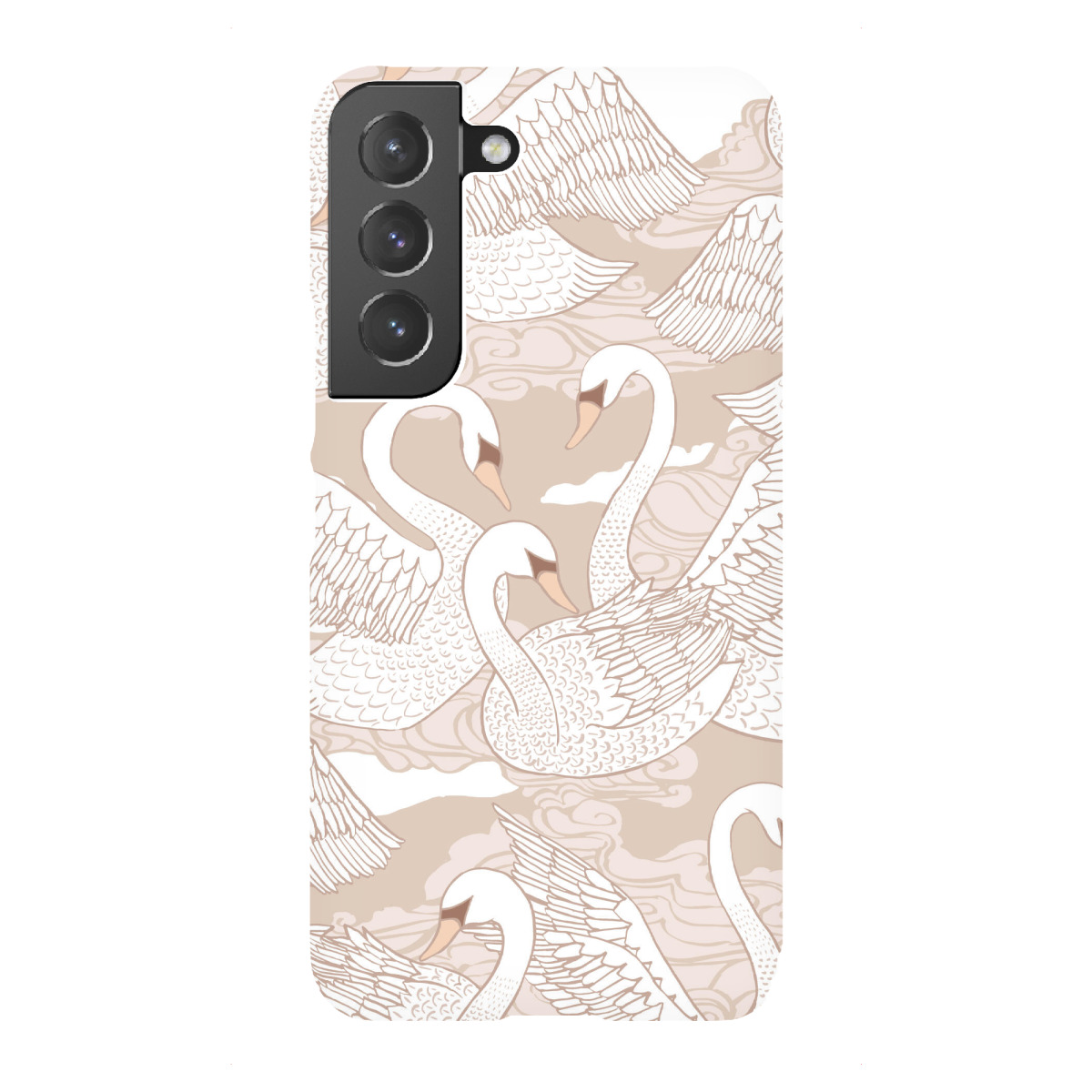 "Cecilia Mok - Schwäne Cotton"für Samsung Galaxy - Premium-Case Handyhülle artboxONE