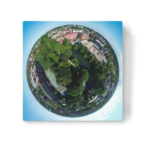 Leinwandbild "Hamburg-Wandsbek Holzmühlenteich" artboxONE - Städte,Städte / Hamburg,Natur,Reise,Reise / Länder