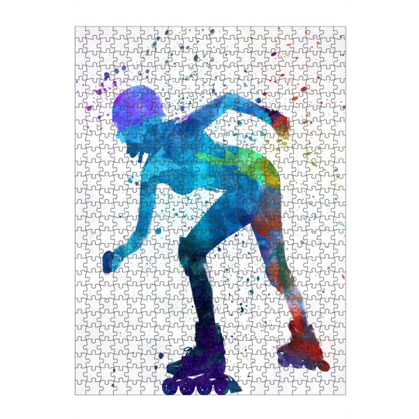 Puzzle Ravensburger "Woman in roller skates-h" artboxONE - Sport