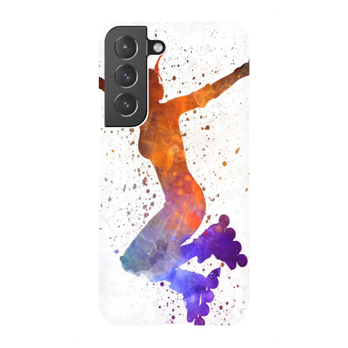 Samsung Galaxy "Woman in roller skates-e" Premium-Case Handyhülle artboxONE
