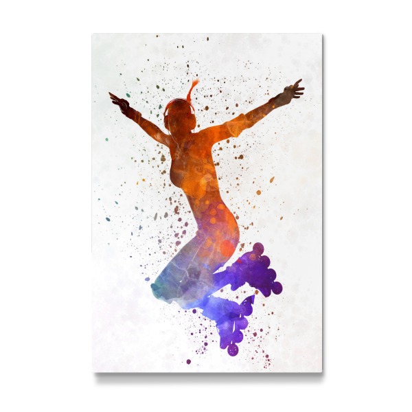 Galerie-Print "Woman in roller skates-e" 30x20 cm artboxONE