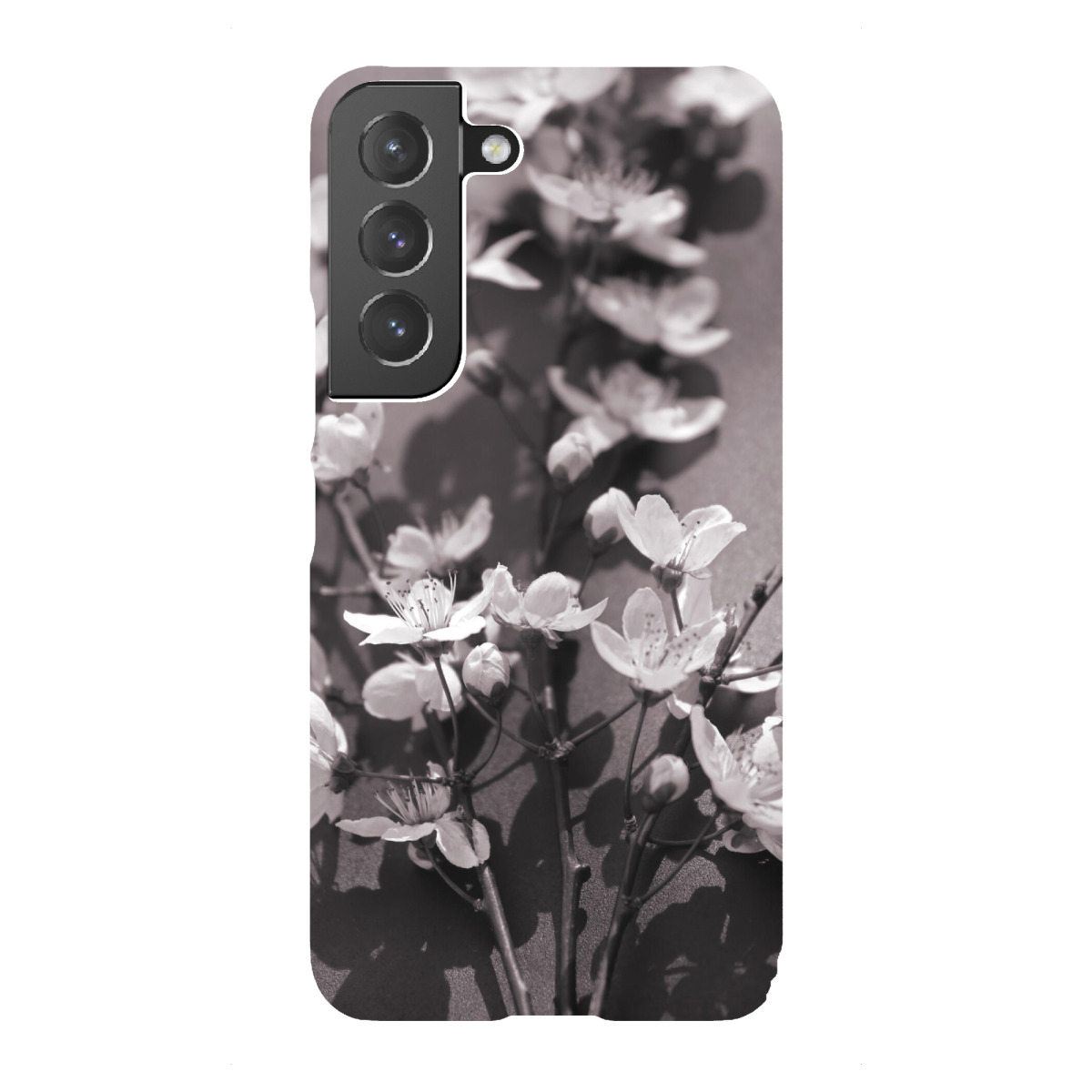 "Weiße Blüten Nostalgie"für Samsung Galaxy - Premium-Case Handyhülle artboxONE