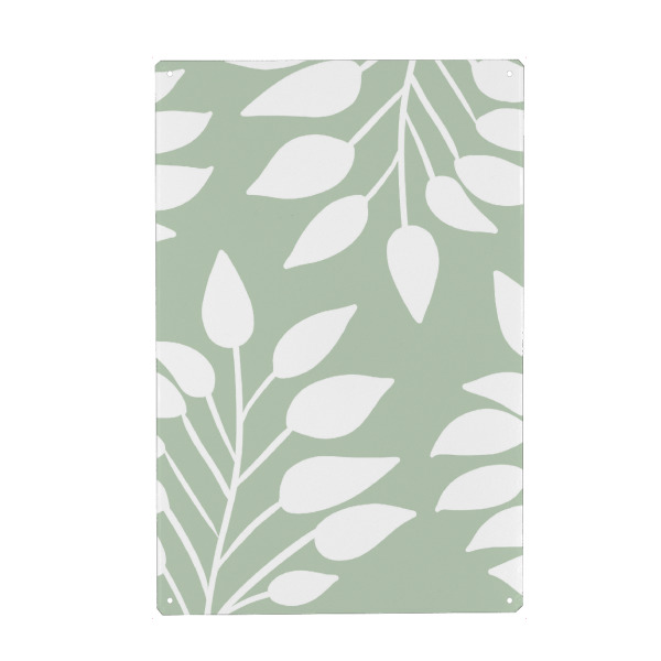 Metall Poster "Tropical green" artboxONE - Natur,Floral,Abstrakt