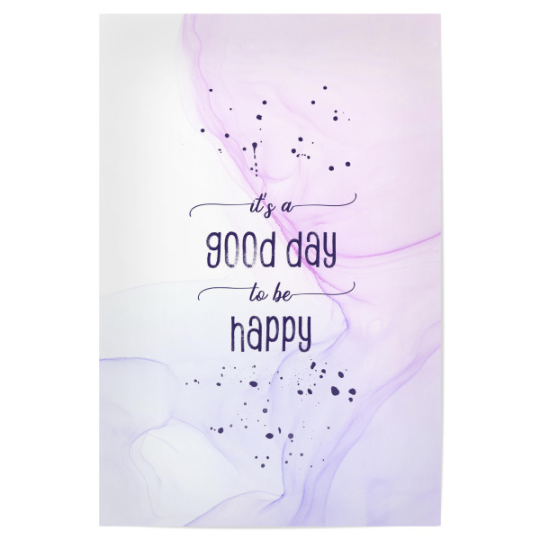 Poster "Happy | floating colors" artboxONE - Typografie