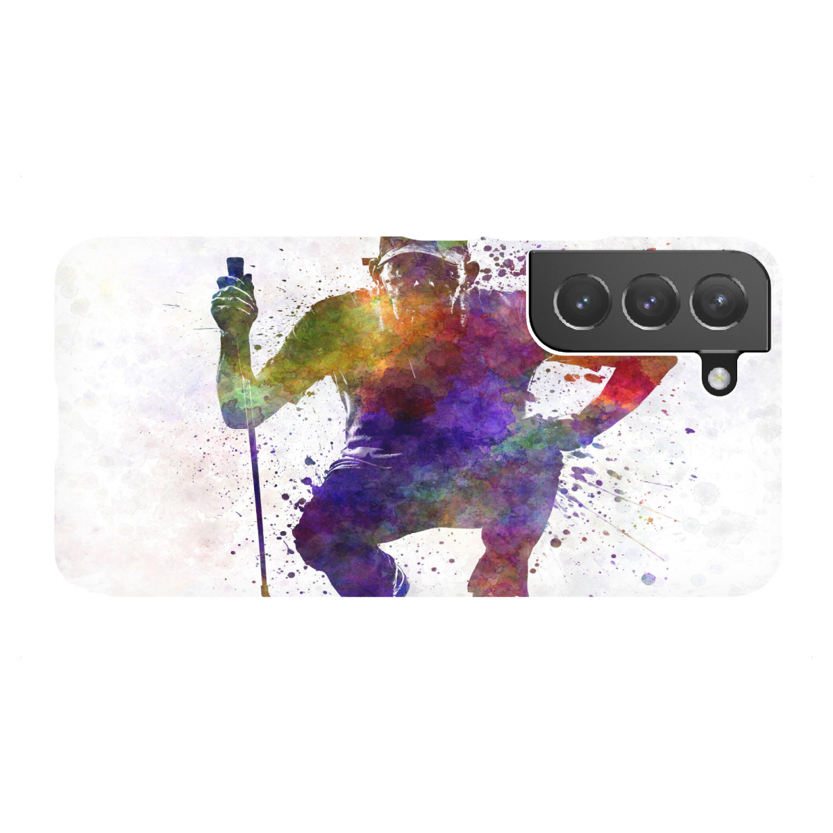 Samsung Galaxy "Man golfer crouching silhouette" Premium-Case Handyhülle artboxONE