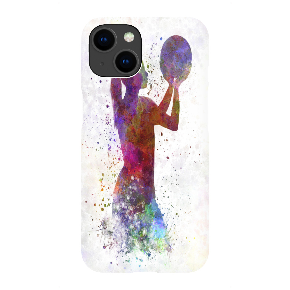 iPhone "Young woman basketball player-c" Premium-Case Handyhülle artboxONE