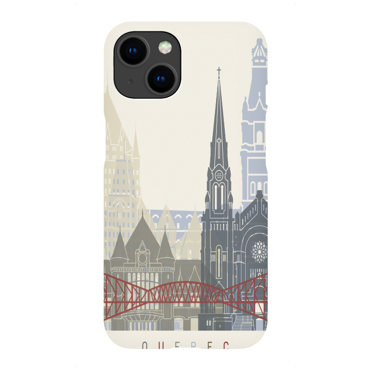 iPhone "Quebec skyline" Premium-Case Handyhülle artboxONE