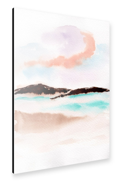 Alu-Dibond "Green Sea" 30x20 cm artboxONE