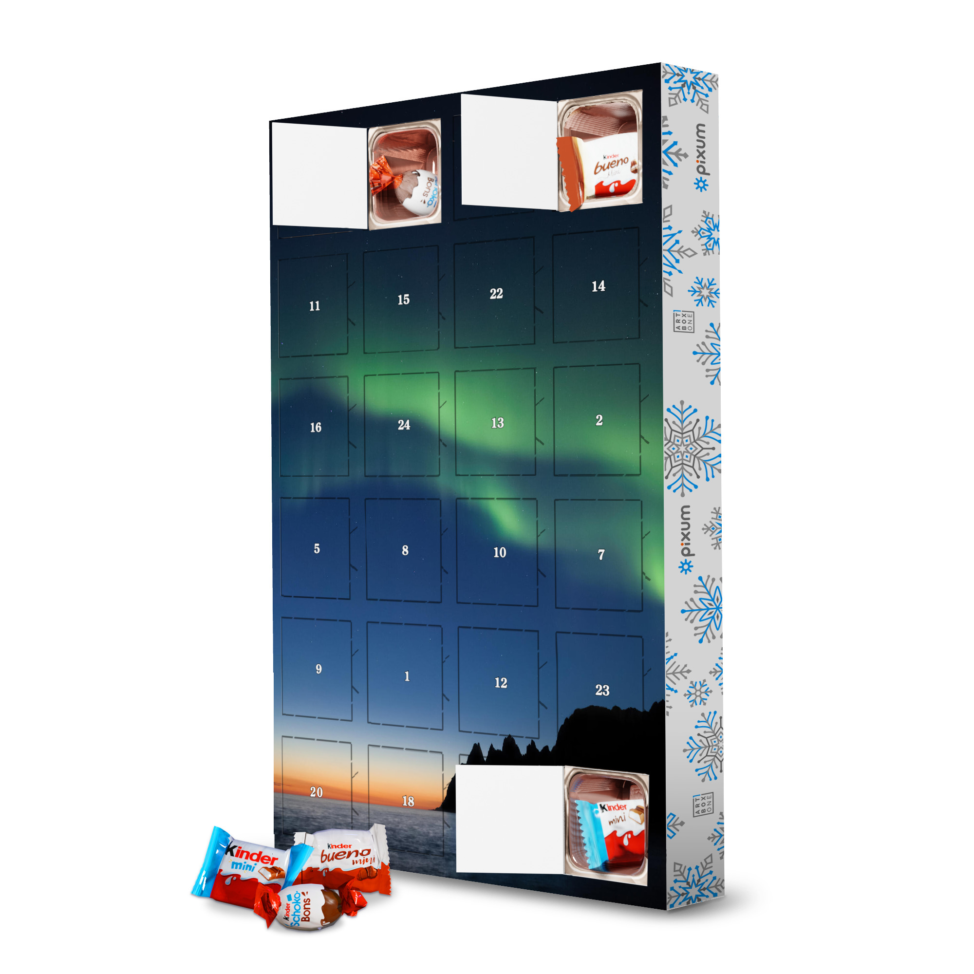 Adventskalender mit Produkten von Kinder Nordlichter artboxONE Adventskalender Natur