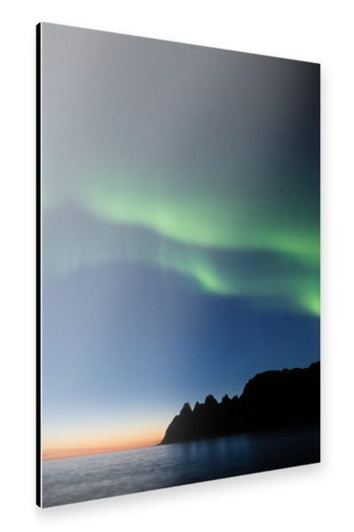 Alu-Dibond "Nordlichter" 30x20 cm artboxONE