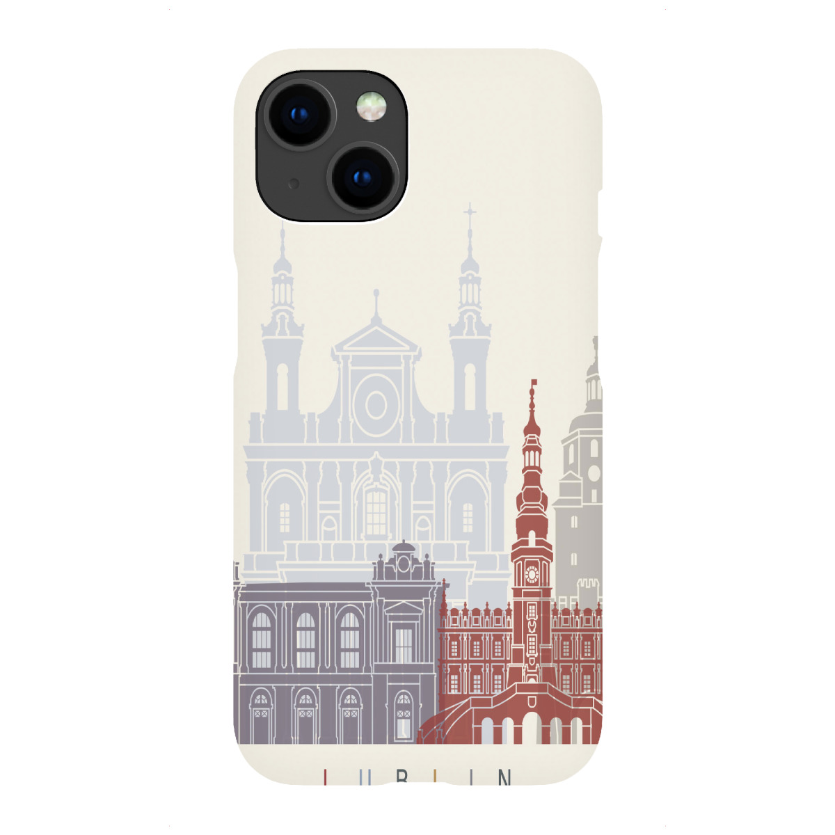 "Lublin skyline"für iPhone - Premium-Case Handyhülle artboxONE
