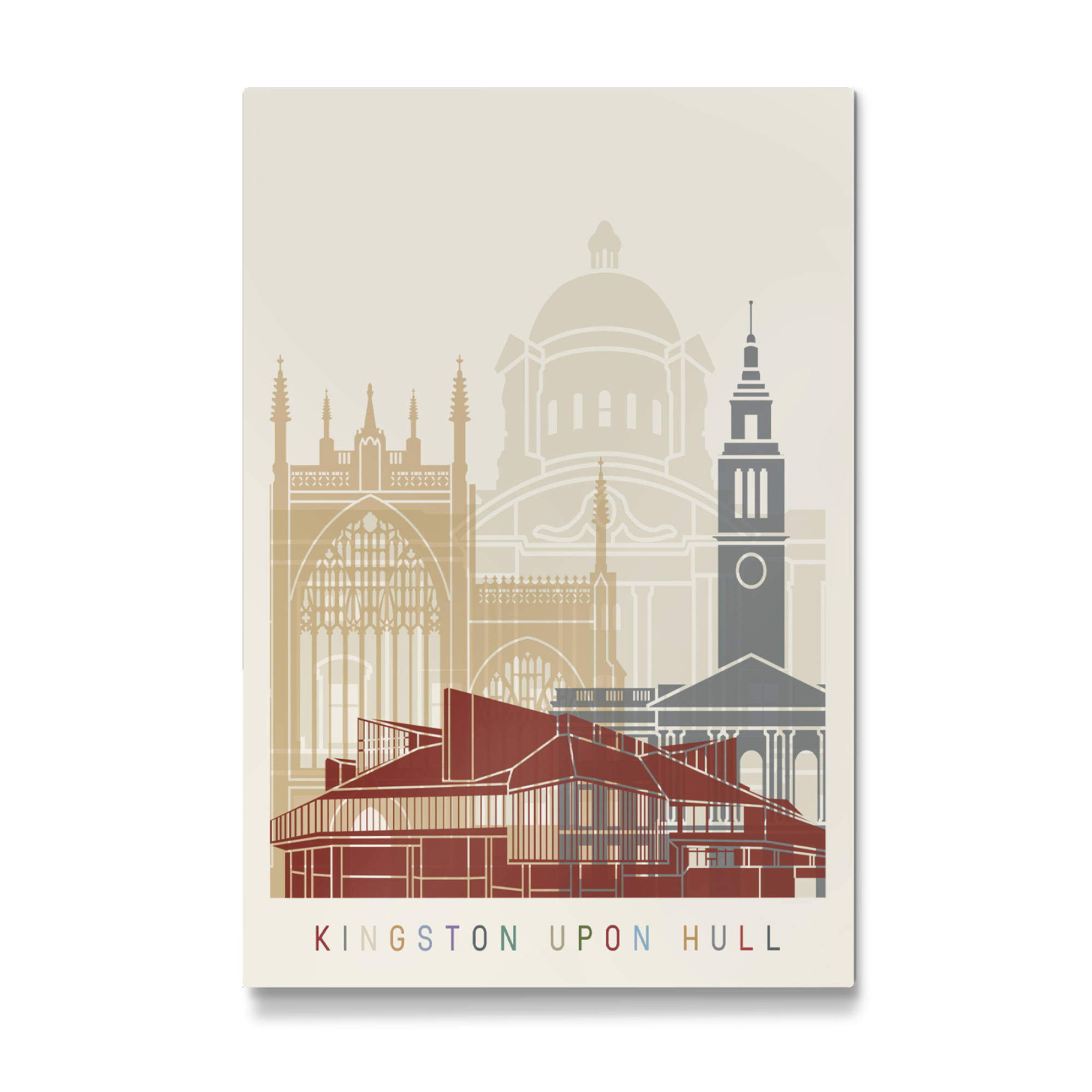 Galerie-Print "Kingston Upon Hull skyline-B" 75x50 cm artboxONE