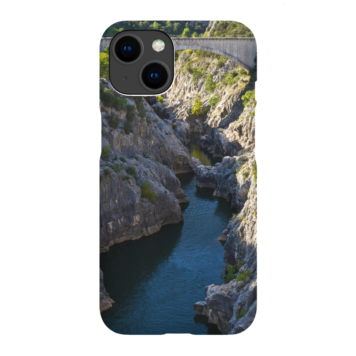 iPhone "Brücke über einer Schlucht" Premium-Case Handyhülle artboxONE