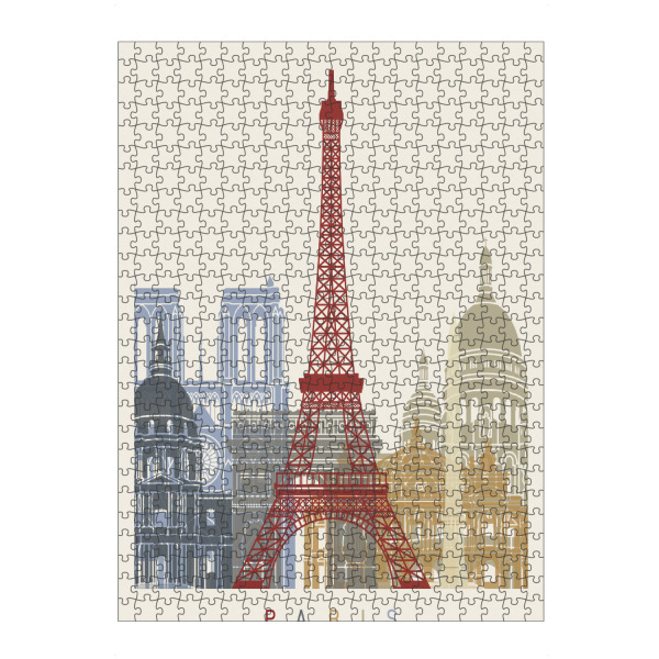Puzzle Ravensburger "Paris skyline" artboxONE - Städte,Architektur
