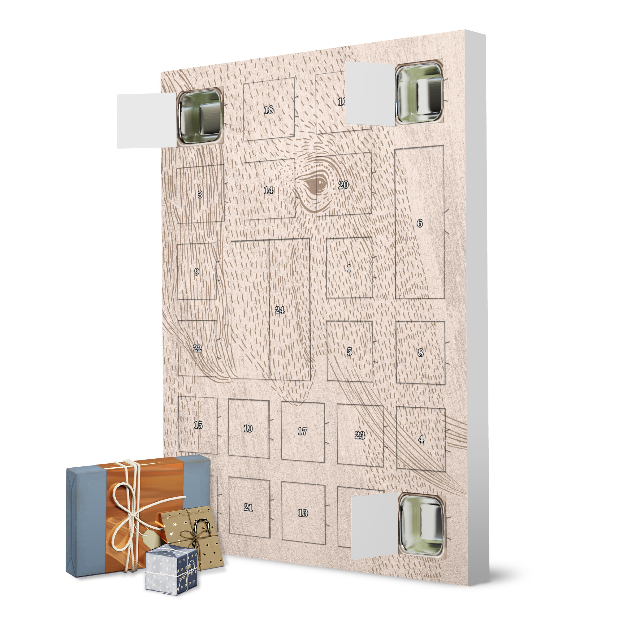 Adventskalender zum Selbstbefüllen Free elephant artboxONE Adventskalender Tiere