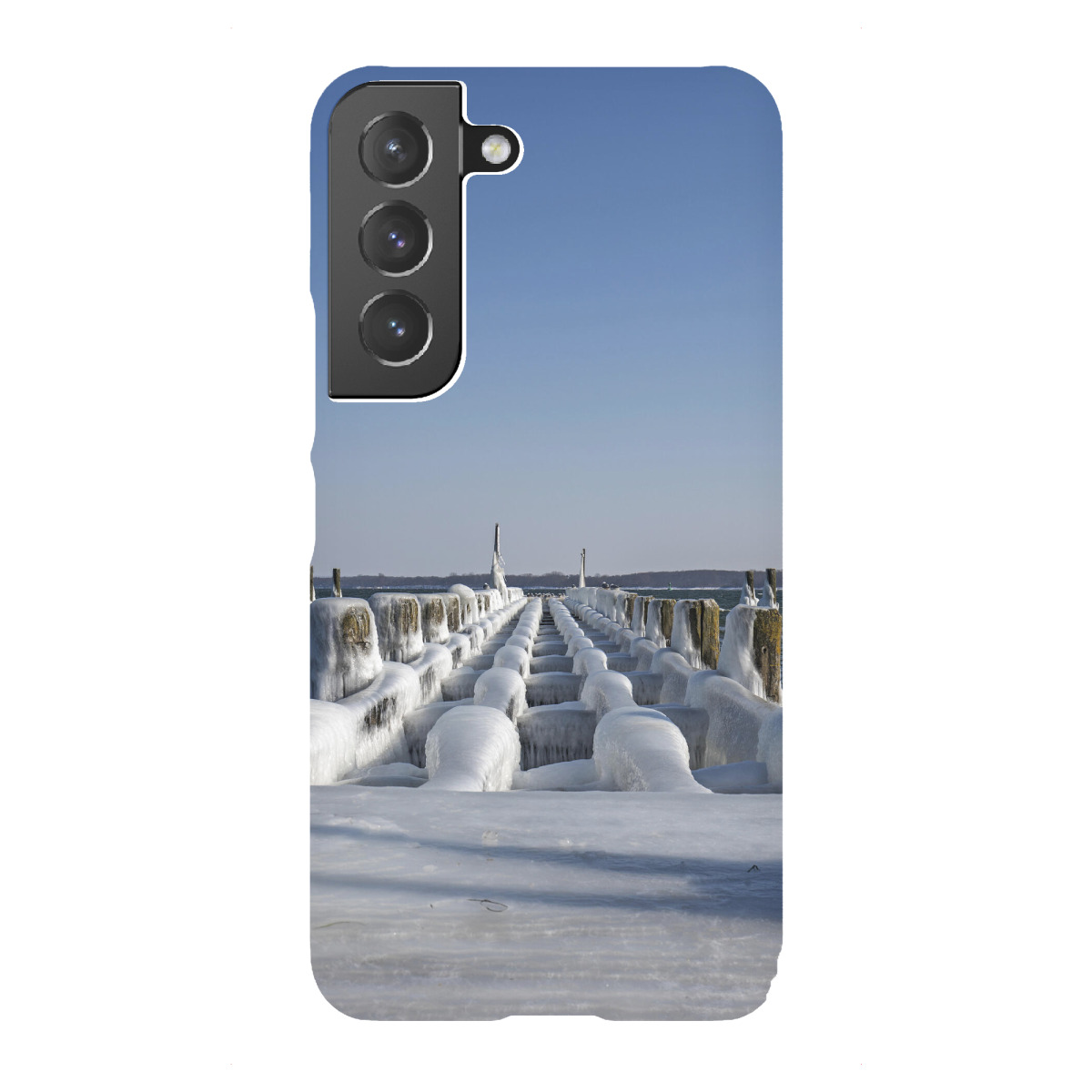 "Ein Wintertag in Travemünde"für Samsung Galaxy - Premium-Case Handyhülle artboxONE