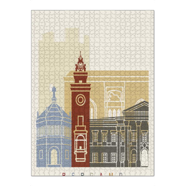 Puzzle Ravensburger "Bergamo skyline" artboxONE - Städte,Architektur