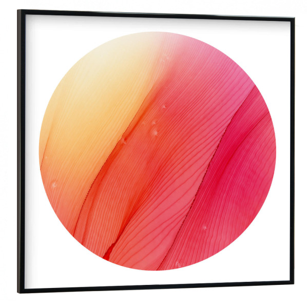 Poster mit schwarzem Rahmen 30x30 cm "0 - Paradise" artboxONE - Abstrakt