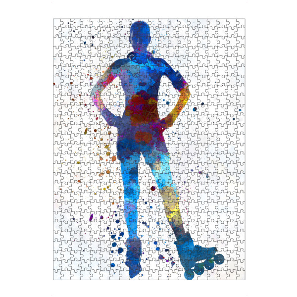 Puzzle Ravensburger "Woman in roller skates-a" artboxONE - Sport