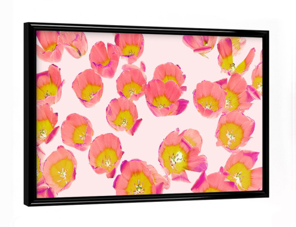 Poster mit schwarzem Rahmen "Flower Therapy" artboxONE - Floral