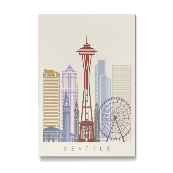 Galerie-Print "Seattle skyline-b" 30x20 cm artboxONE