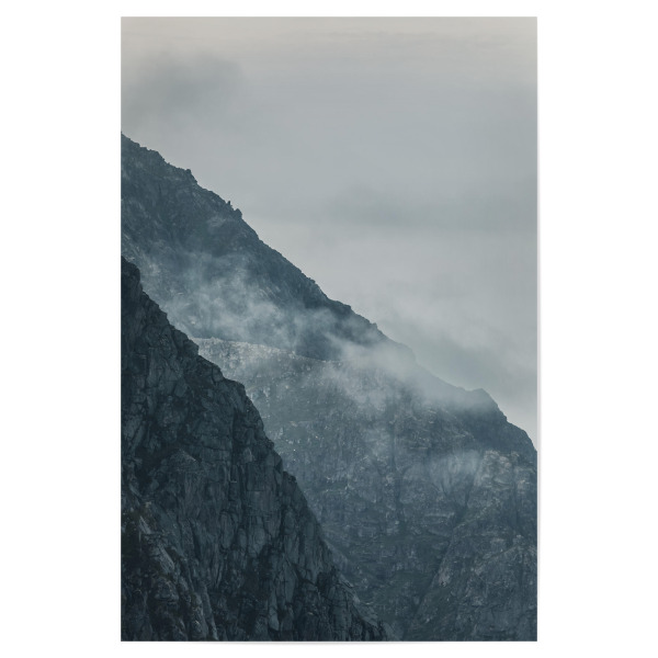 Poster 30x20 cm "Lofoten Mountain Slopes" artboxONE - Natur