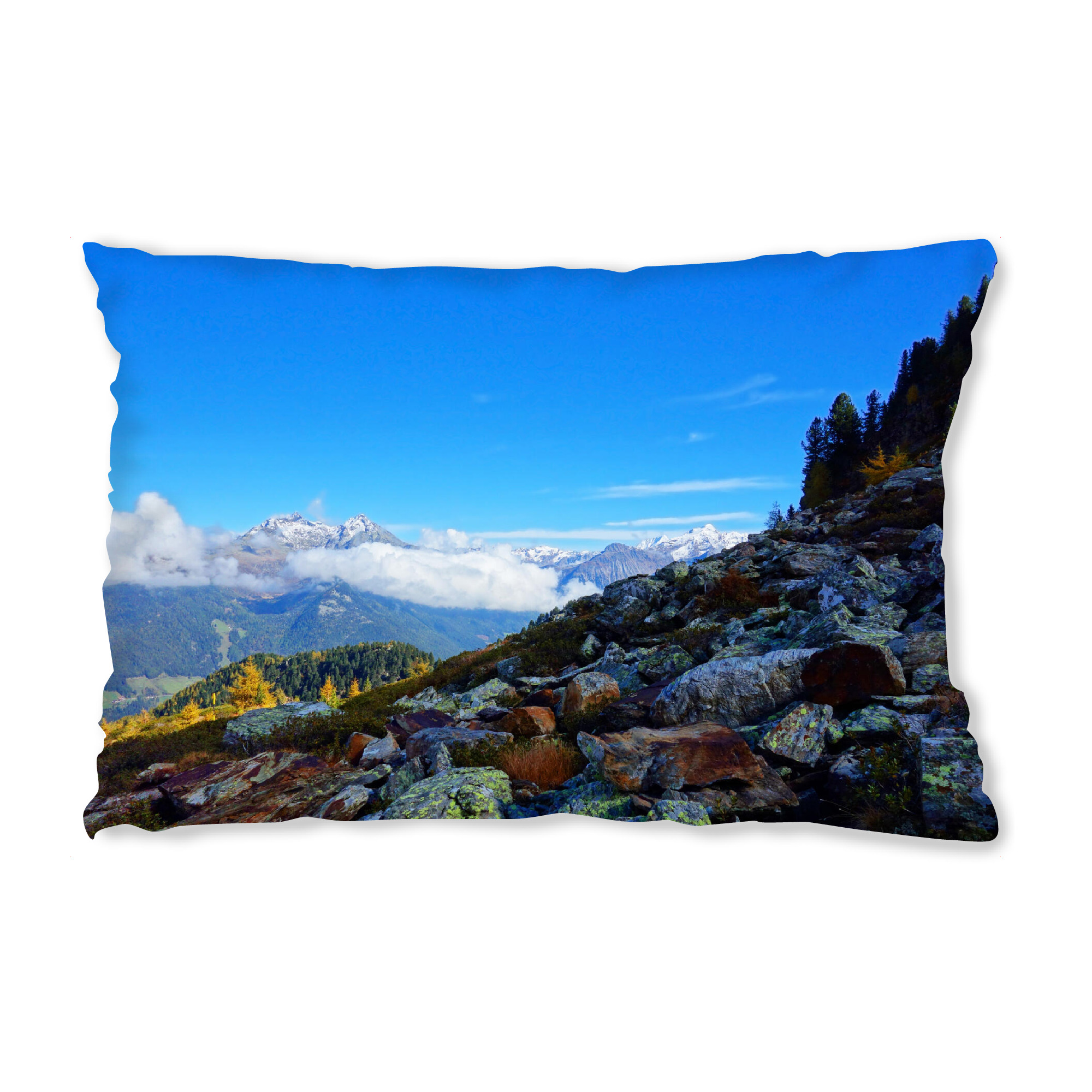 Design-Kissen "Felsen am Berghang" artboxONE - Natur,Reise,Reise / Länder