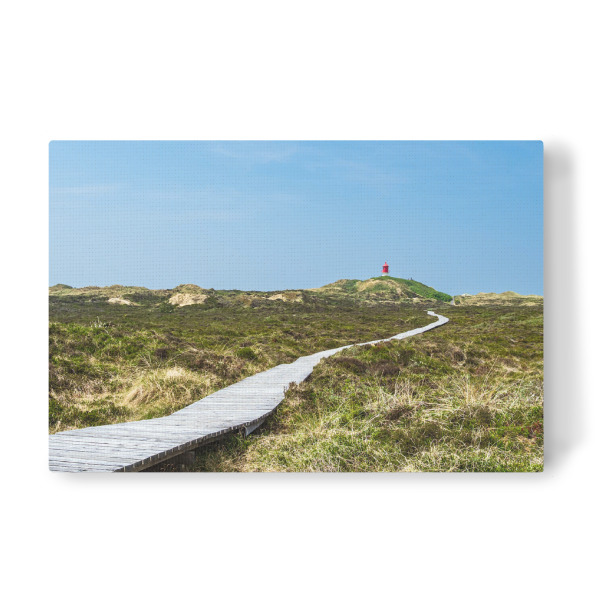Leinwandbild "Bohlenweg zum Querfeuer" artboxONE - Natur,Reise,Architektur,Reise / Strand und Meer