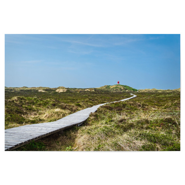 Poster 30x20 cm "Bohlenweg zum Querfeuer" artboxONE - Natur,Reise,Architektur,Reise / Strand und Meer