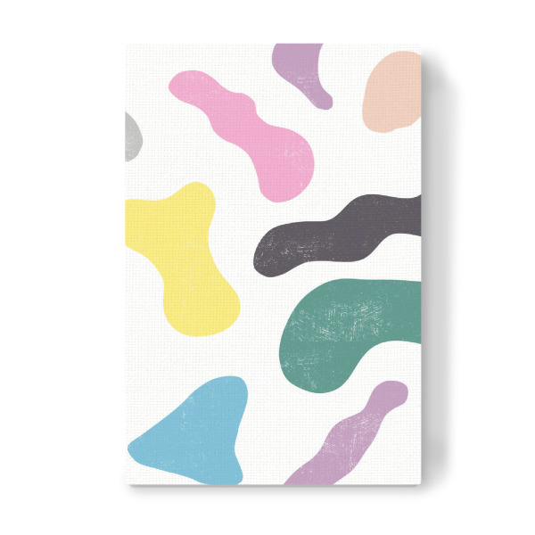 Leinwandbild "Abstract Organic Memphis Shapes" artboxONE - Abstrakt,Geometrie