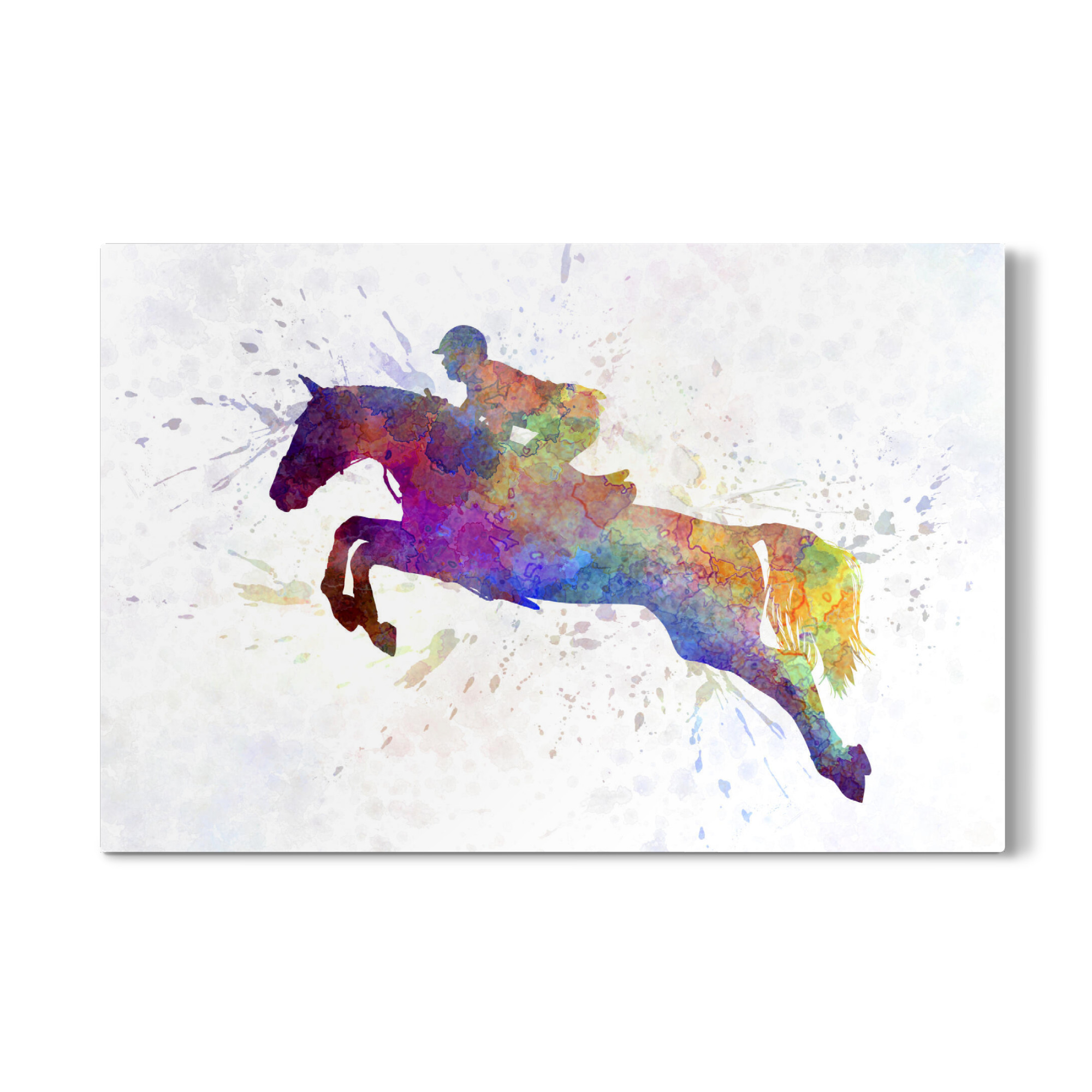 Galerie-Print "Horse show in watercolor-f" 75x50 cm artboxONE