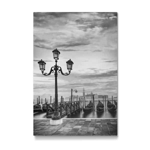 Galerie-Print "VENEDIG Monochrome Gondeln" 30x20 cm artboxONE
