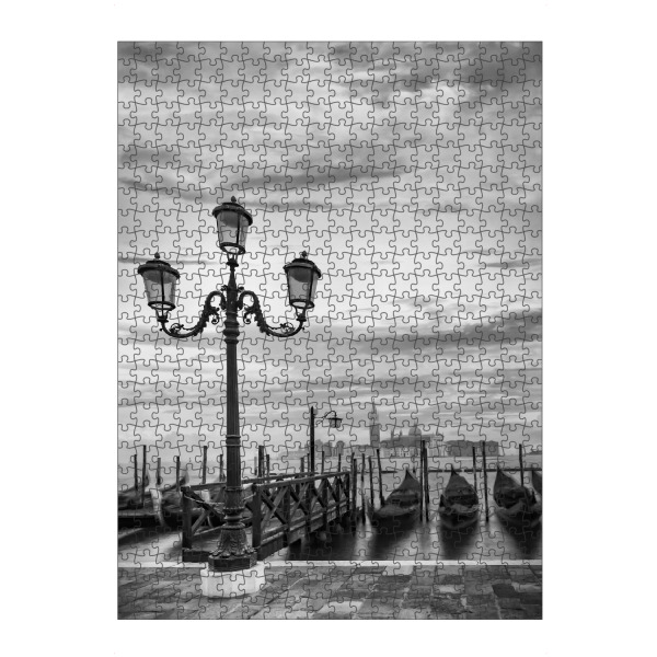 artboxONE Puzzle "VENEDIG Monochrome Gondeln" artboxONE - Städte / Venedig