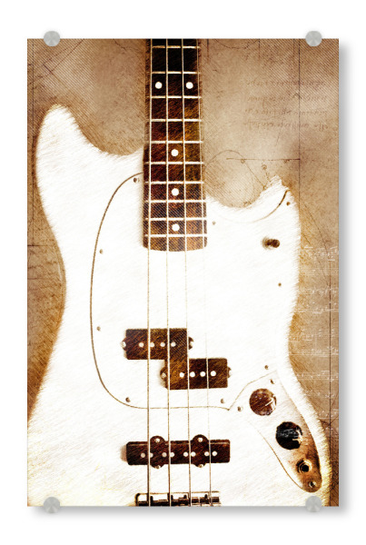 Acrylglasbild "Guitar electric" artboxONE - Musik - Guitar electric,Guitar,Guitars,Guitarist,Music,Music instrument,Gitarre,Instrument,Musik