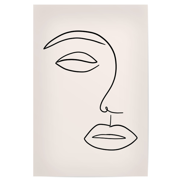 Poster "Always you" artboxONE - Abstrakt,Menschen,Geometrie