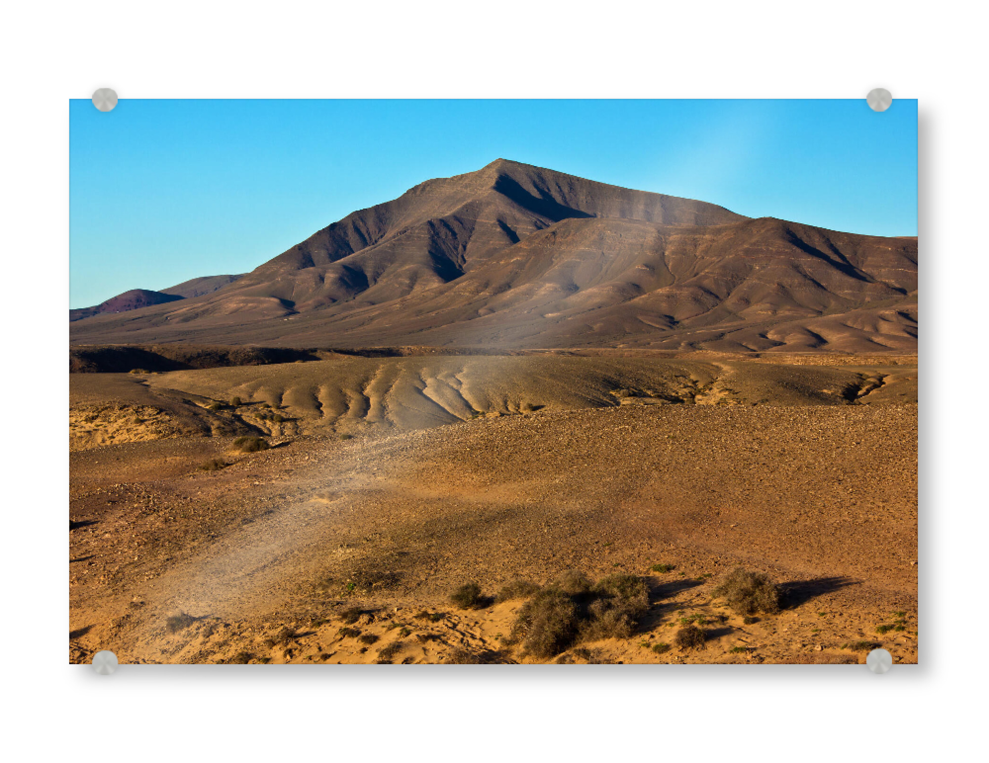 Acrylglasbild "Berglandschaft auf Lanzarote" artboxONE - Natur,Reise,Reise / Länder