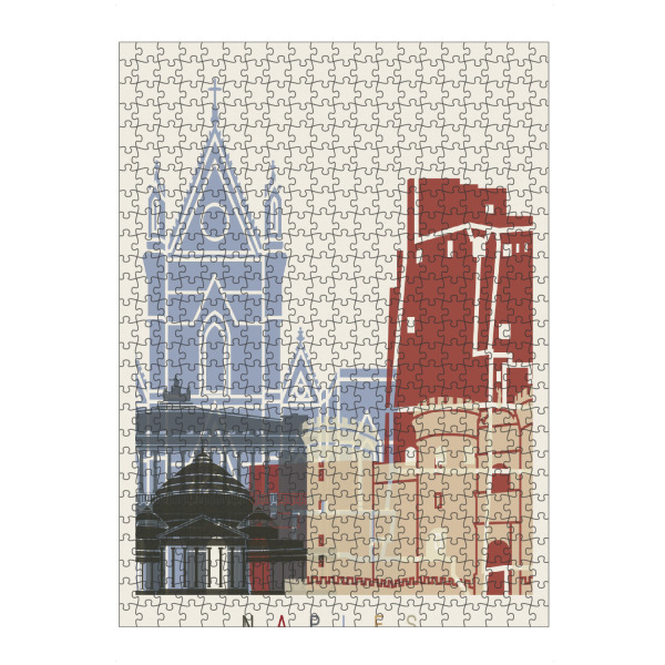 artboxONE Puzzle "Naples skyline" artboxONE - Städte,Architektur