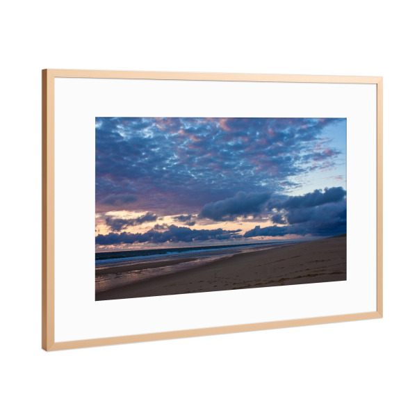 Poster mit Rahmen Kupfer "Himmel über dem Atlantik" artboxONE - Natur,Reise,Reise / Strand und Meer,Reise / Länder