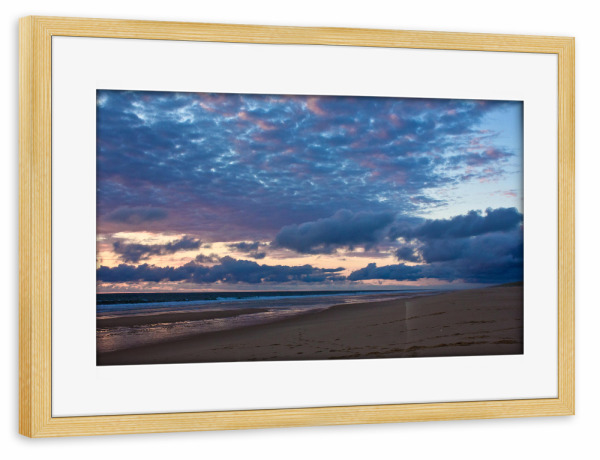 Poster mit Rahmen kiefer "Himmel über dem Atlantik" artboxONE - Natur,Reise,Reise / Strand und Meer,Reise / Länder