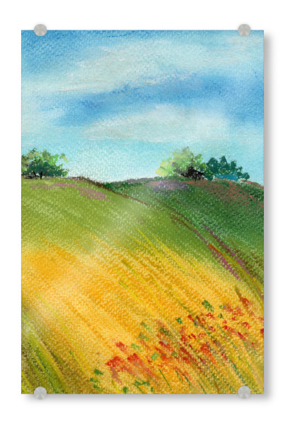Acrylglasbild "Summer view" artboxONE - Natur,Abstrakt