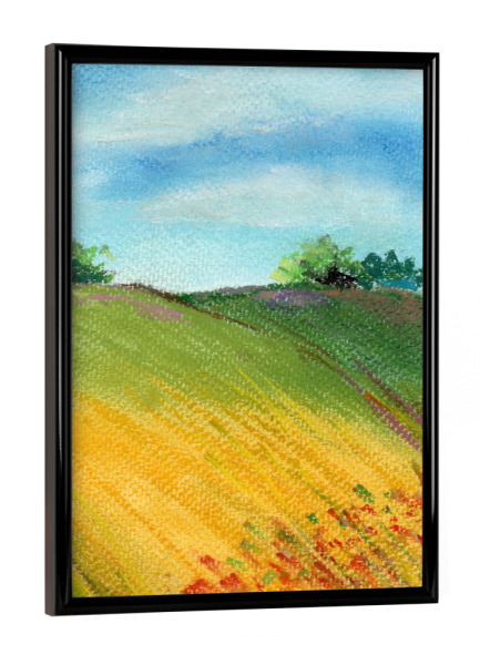 Poster mit schwarzem Rahmen "Summer view" artboxONE - Natur,Abstrakt